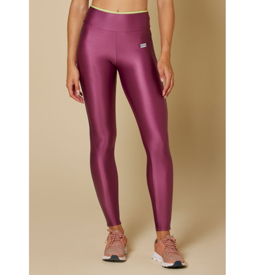 CALÇA LEGGING LIMON ROSA VIOLETA