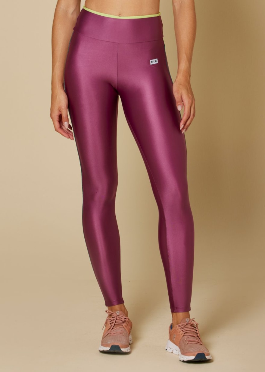 CALÇA LEGGING LIMON ROSA VIOLETA CALÇA LEGGING LIMON ROSA VIOLETA