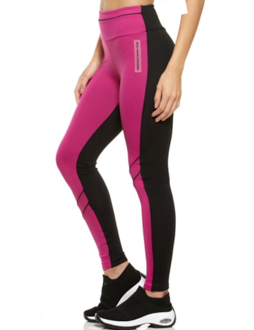 CALÇA LEGGING MADALENA ROSA ORQUIDEA / PRETA