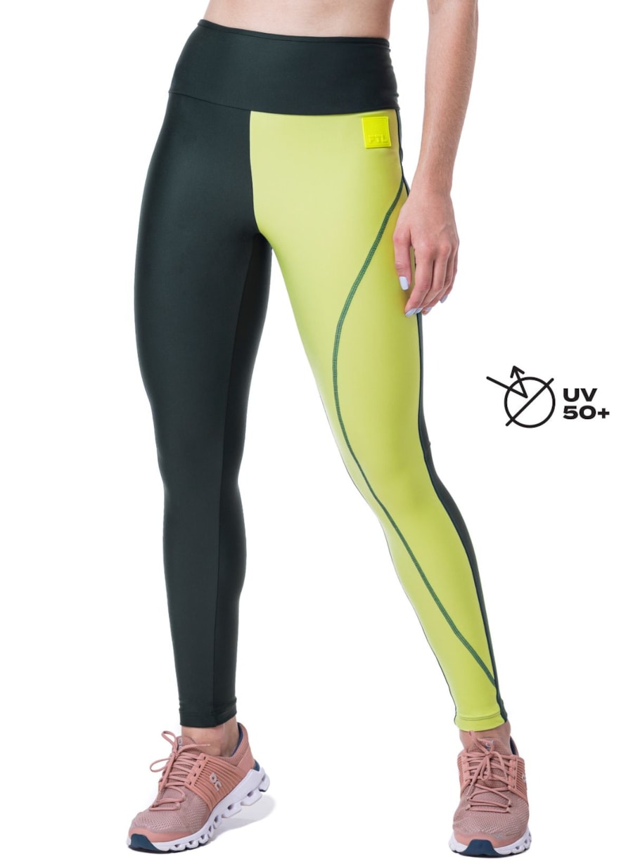 CALÇA LEGGING MATCH VERDE ESCURO / CITRUS