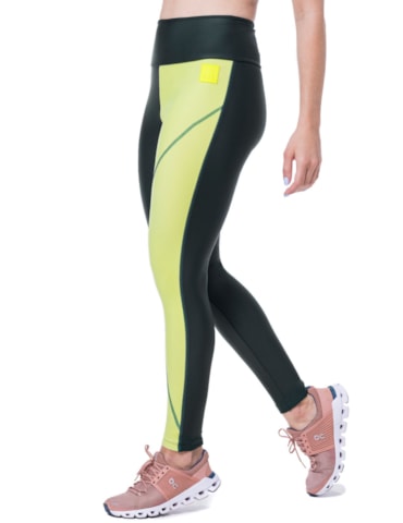 CALÇA LEGGING MATCH VERDE ESCURO / CITRUS CALÇA LEGGING MATCH VERDE ESCURO / CITRUS