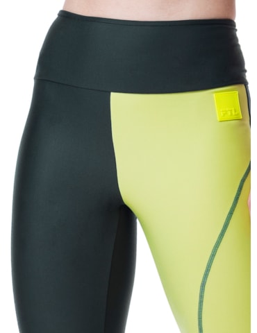 CALÇA LEGGING MATCH VERDE ESCURO / CITRUS CALÇA LEGGING MATCH VERDE ESCURO / CITRUS