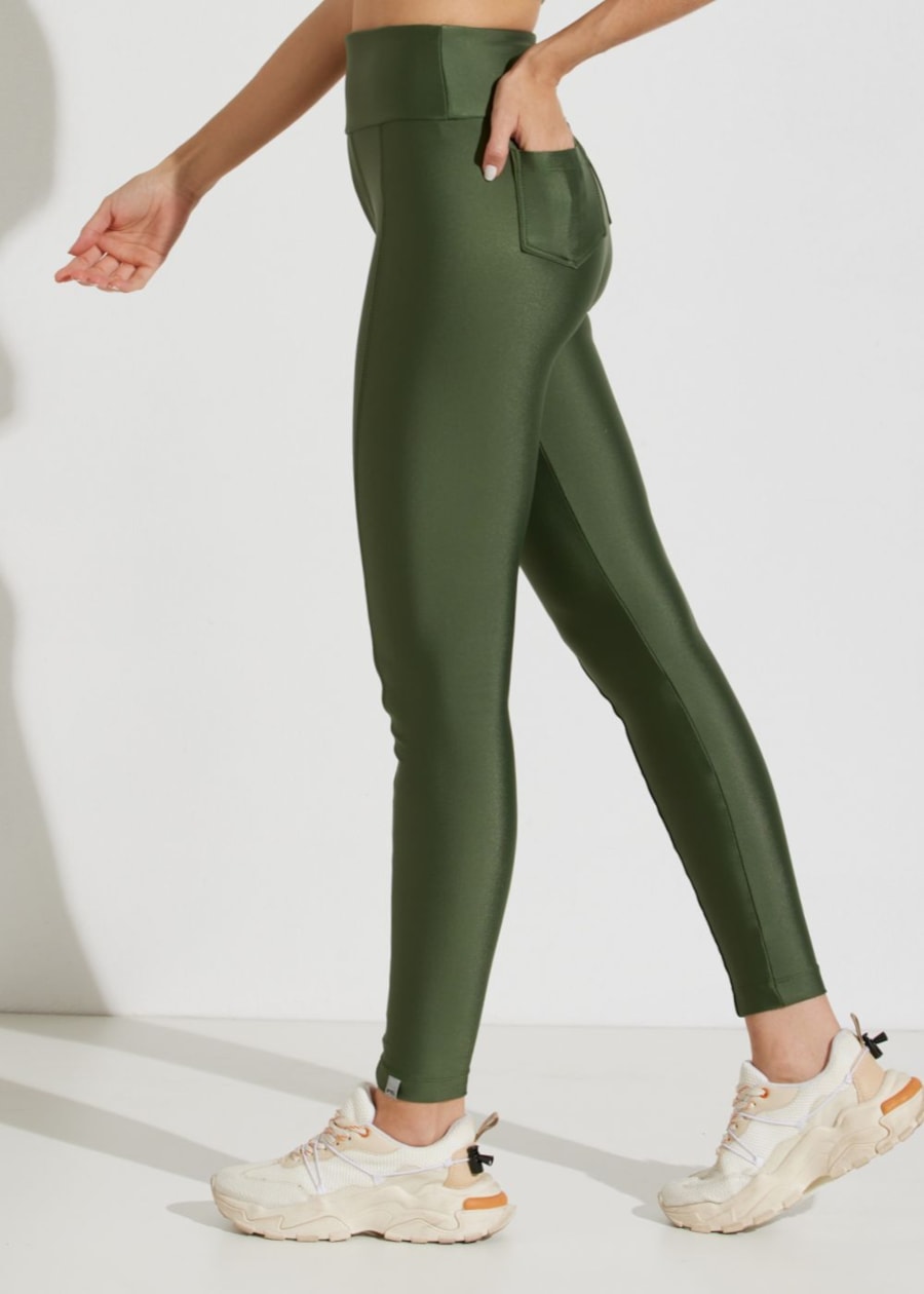 CALÇA LEGGING MONTARIA BEAUTÈ VERDE MILITAR
