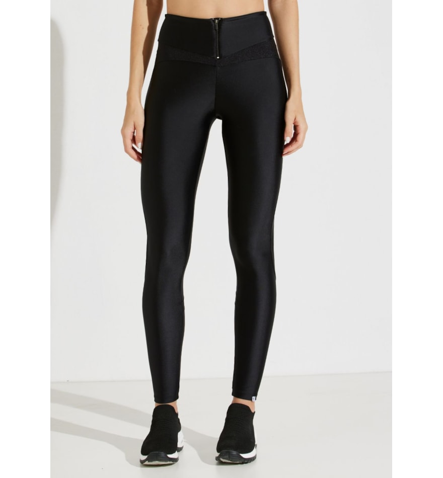 CALÇA LEGGING MONTARIA COM ZÍPER BELLE PRETO