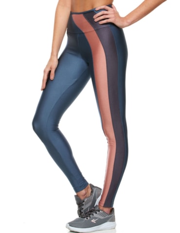 CALÇA LEGGING MUSIC AZUL