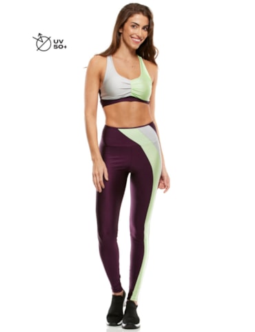 CALÇA LEGGING MUSIC ROXO CALÇA LEGGING MUSIC ROXO