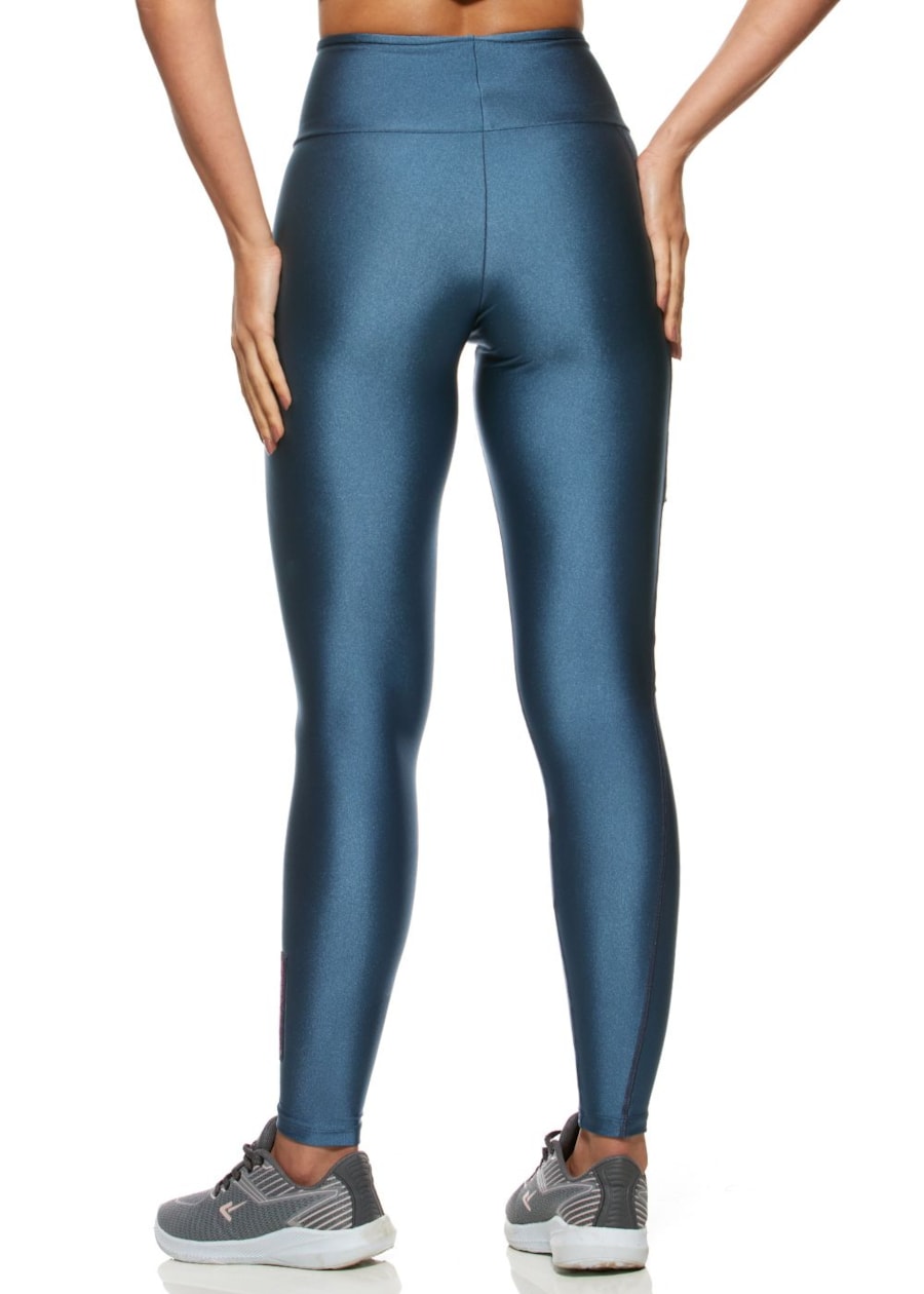 CALÇA LEGGING PAINT AZUL COM BOLSO