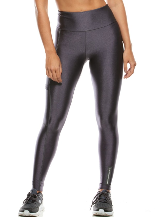 CALÇA LEGGING PAINT GRAFITE COM BOLSO