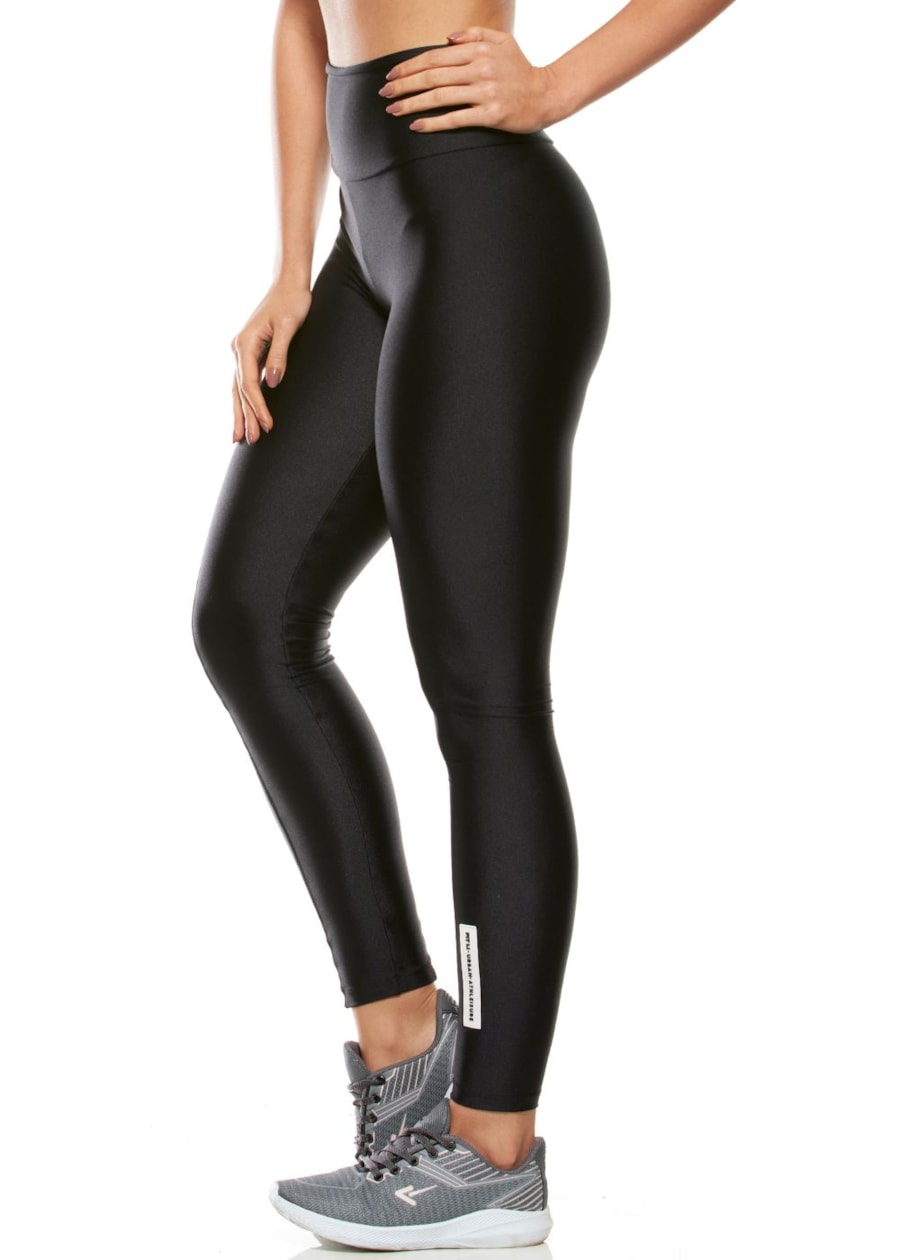 CALÇA LEGGING PAINT PRETA COM BOLSO