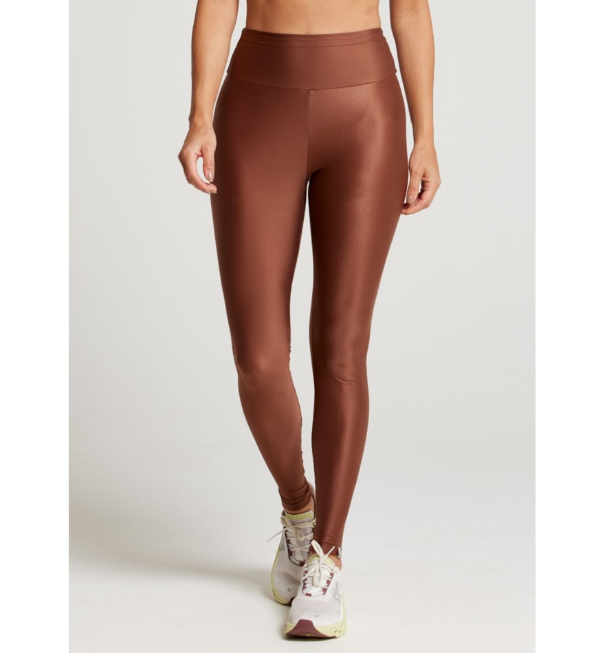 CALÇA LEGGING PLAY ATK MARROM CAPPUCCINO