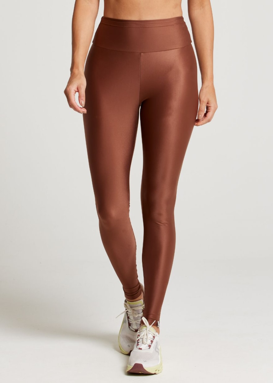 CALÇA LEGGING PLAY ATK MARROM CAPPUCCINO