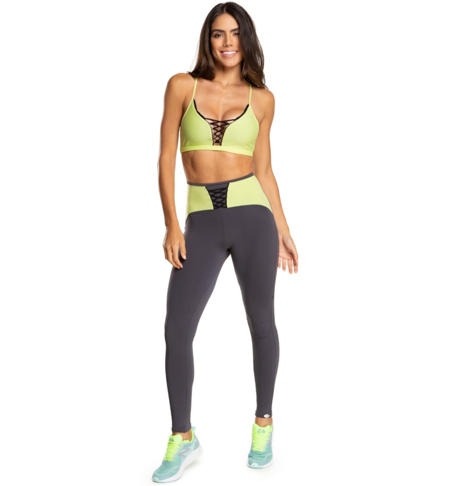 CALÇA LEGGING POP CINZA ESCURO CALÇA LEGGING POP CINZA ESCURO