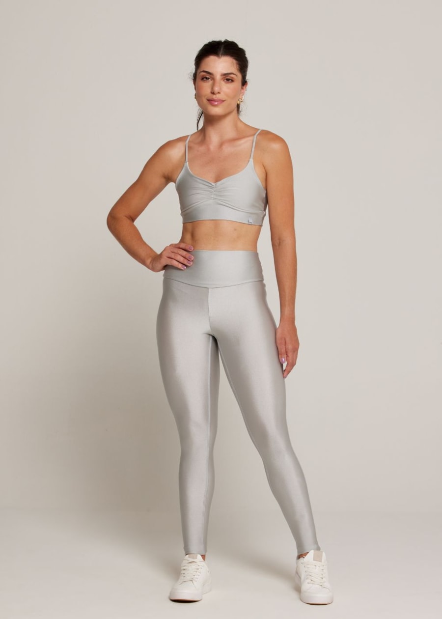 CALÇA LEGGING PUSH TRL PRATA
