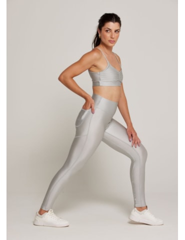 CALÇA LEGGING PUSH TRL PRATA