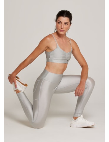 CALÇA LEGGING PUSH TRL PRATA