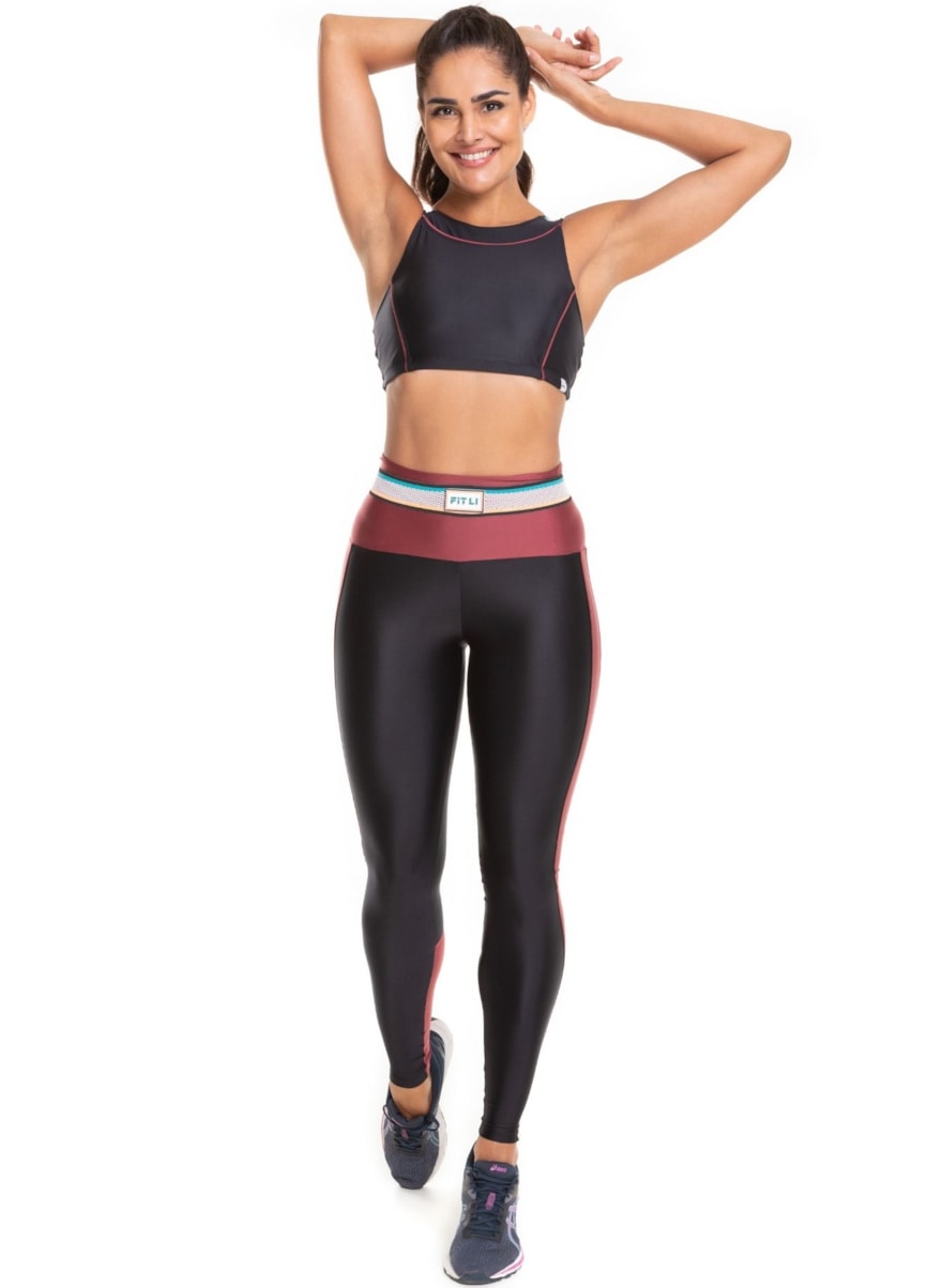 CALÇA LEGGING REVEL PRETO CALÇA LEGGING REVEL PRETO