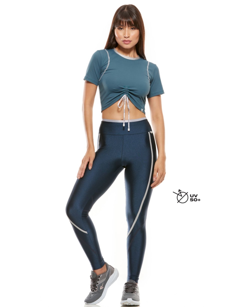 CALÇA LEGGING RIDE MARINHO SHARK