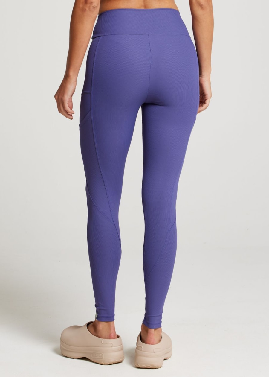 CALÇA LEGGING RISE TX AZUL NETUNO
