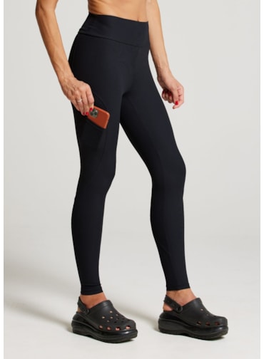CALÇA LEGGING RISE TX PRETO