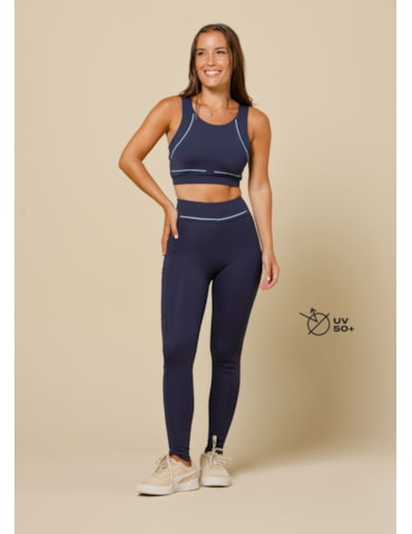 CALÇA LEGGING RJ AZUL MARINHO