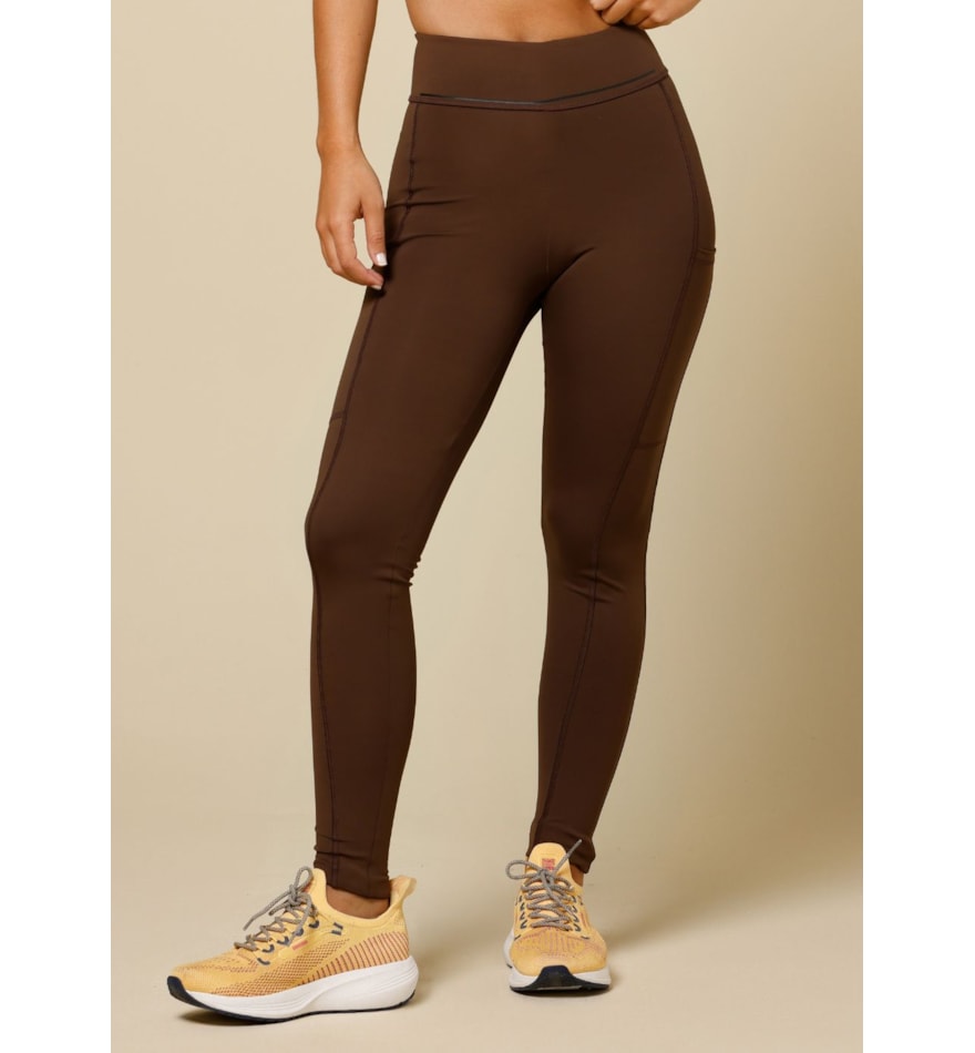 CALÇA LEGGING RJ MARROM CALÇA LEGGING RJ MARROM