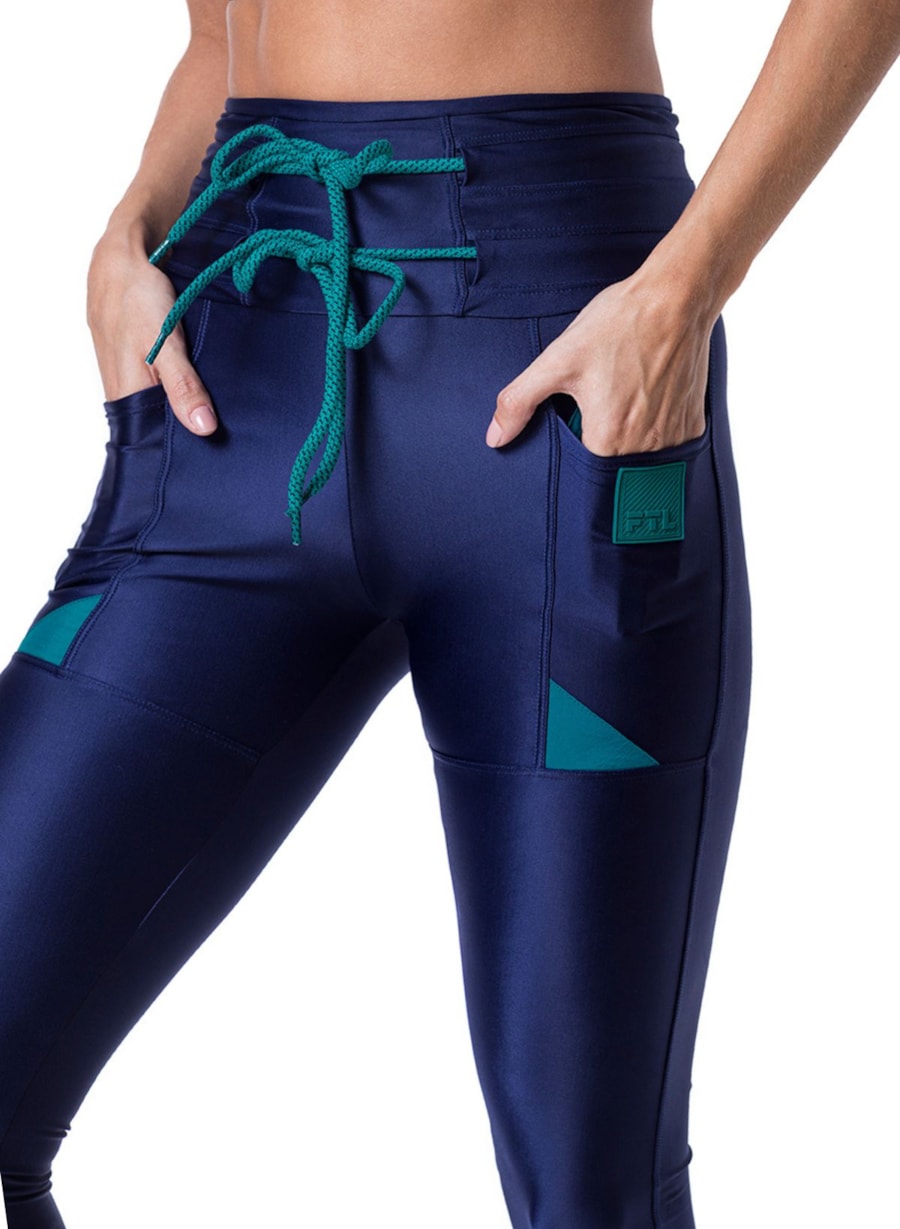 CALÇA LEGGING ROAD AZUL MARINHO