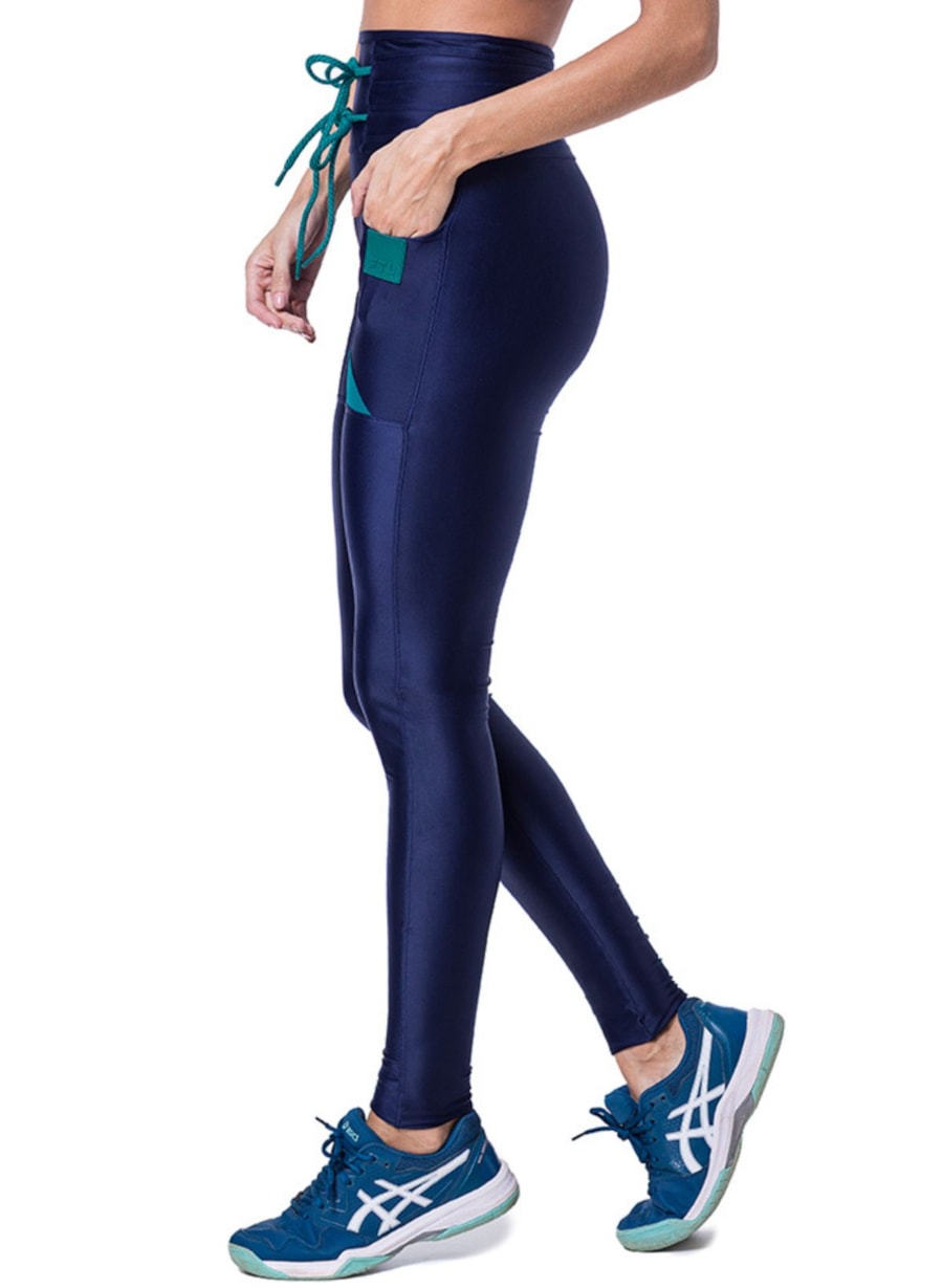 CALÇA LEGGING ROAD AZUL MARINHO