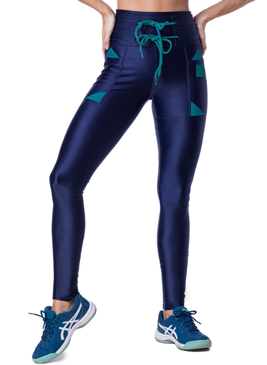 CALÇA LEGGING ROAD AZUL MARINHO