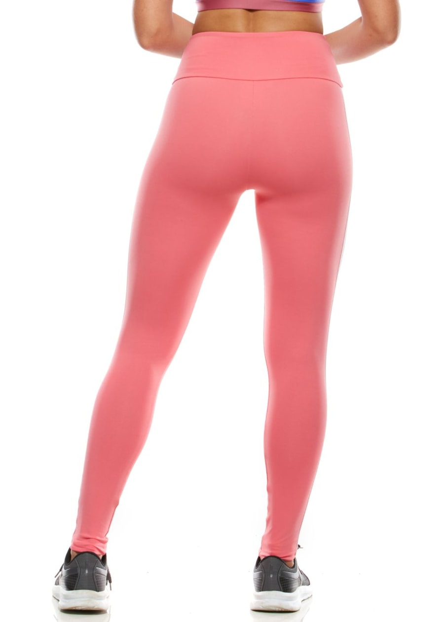 CALÇA LEGGING SENSATION ROSA GOIABA COM BOLSO