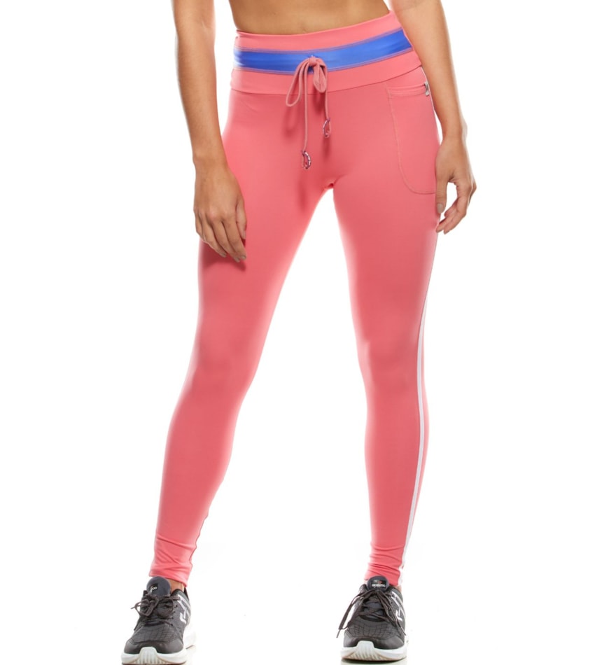 CALÇA LEGGING SENSATION ROSA GOIABA COM BOLSO CALÇA LEGGING SENSATION ROSA GOIABA COM BOLSO