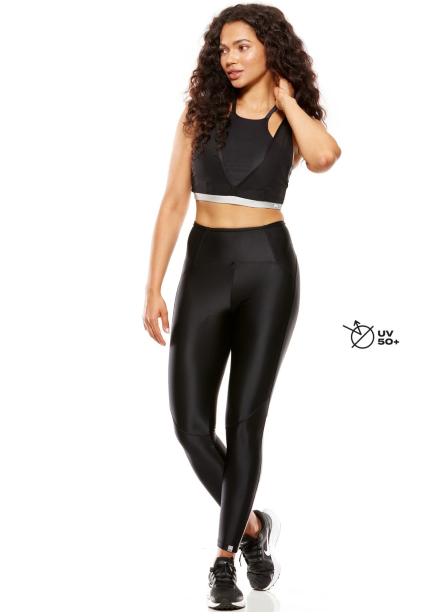 CALÇA LEGGING SILVER PRETA