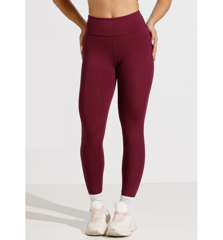CALÇA LEGGING SUMMIT CO2 ROXO COM CINTURA ALTA CALÇA LEGGING SUMMIT CO2 ROXO COM CINTURA ALTA