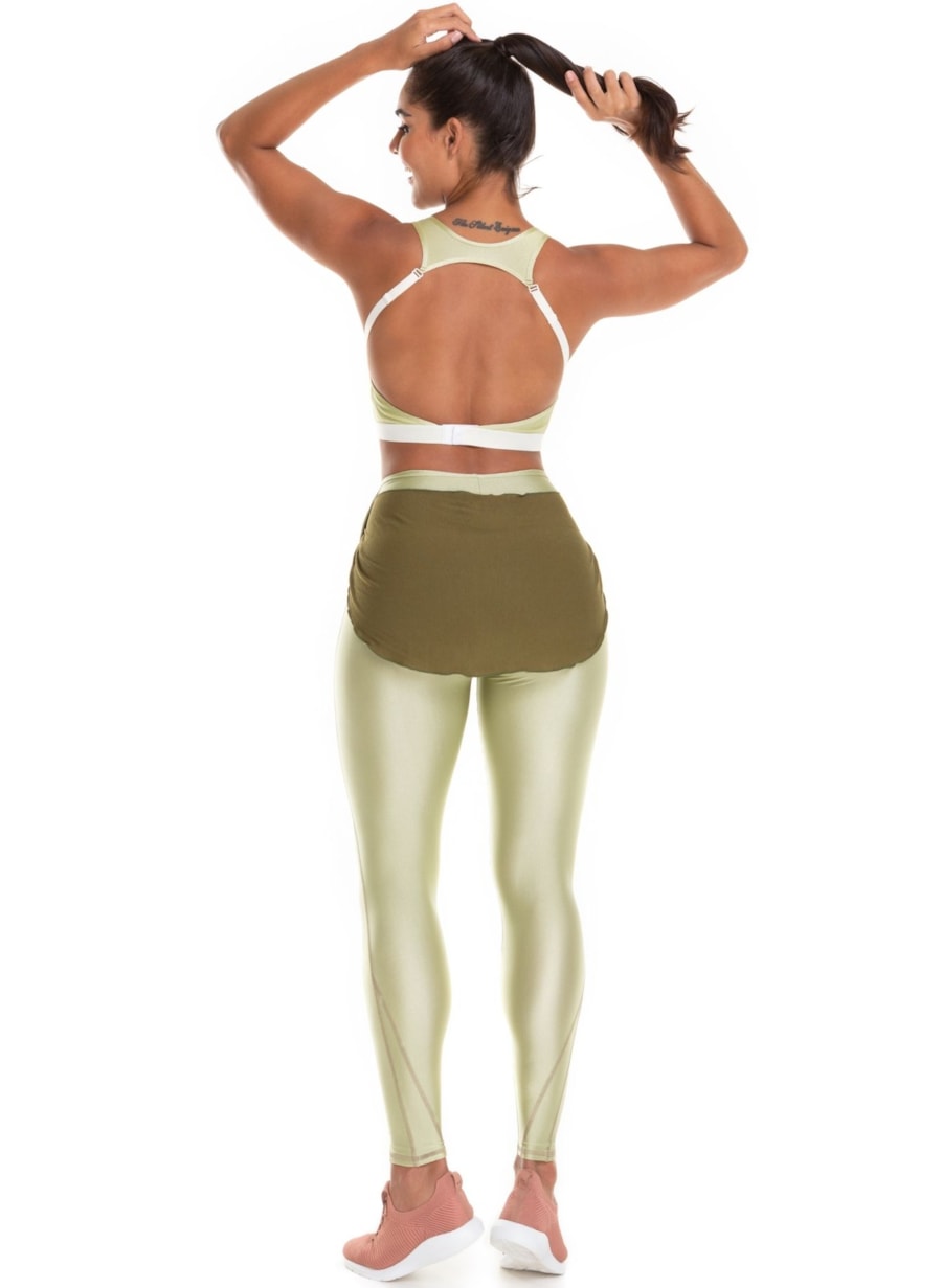 CALÇA LEGGING TAPA BUMBUM MIRA VERDE OLIVA