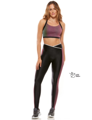 CALÇA LEGGING TECH 3D PRETA