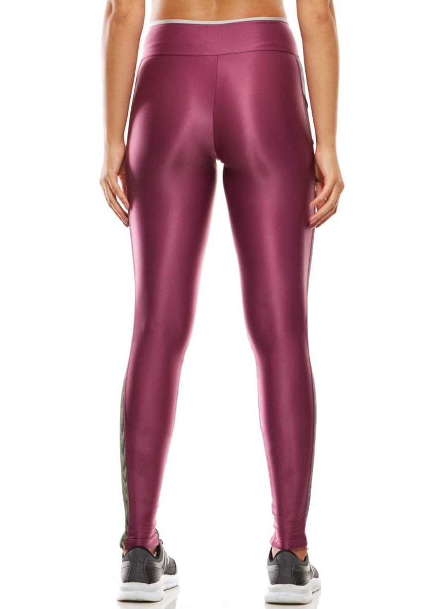 CALÇA LEGGING TECH 3D ROSA VIOLETA