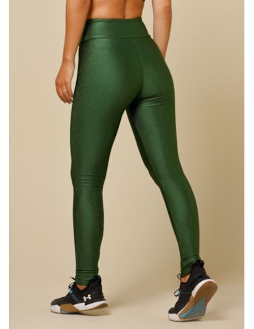 CALÇA LEGGING TEXTURA STILO DRI VERDE MILITAR