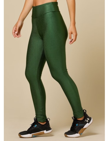 CALÇA LEGGING TEXTURA STILO DRI VERDE MILITAR