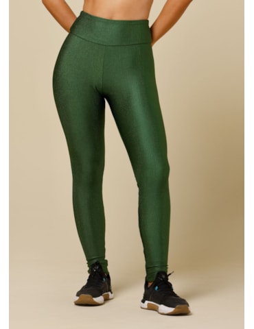 CALÇA LEGGING TEXTURA STILO DRI VERDE MILITAR