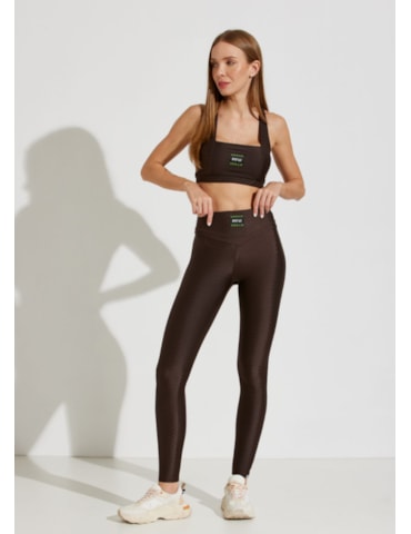 CALÇA LEGGING TEXTURIZADA NOTRE DAME MARROM