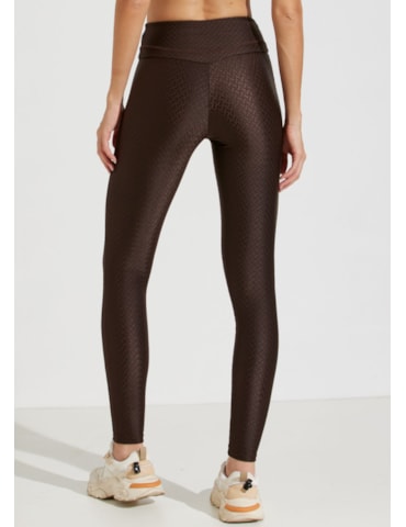 CALÇA LEGGING TEXTURIZADA NOTRE DAME MARROM