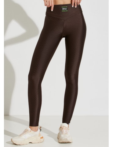 CALÇA LEGGING TEXTURIZADA NOTRE DAME MARROM