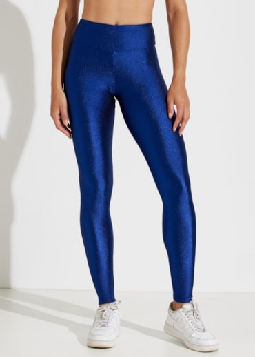 CALÇA LEGGING TEXTURIZADA STILO AZUL MARINHO