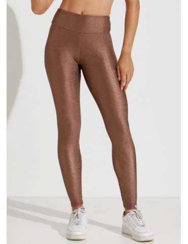 CALÇA LEGGING TEXTURIZADA STILO MARROM