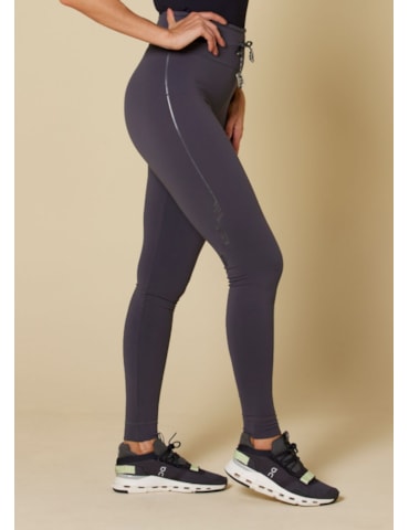 CALÇA LEGGING TIEMPO CINZA ESCURO