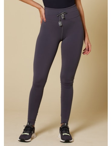 CALÇA LEGGING TIEMPO CINZA ESCURO