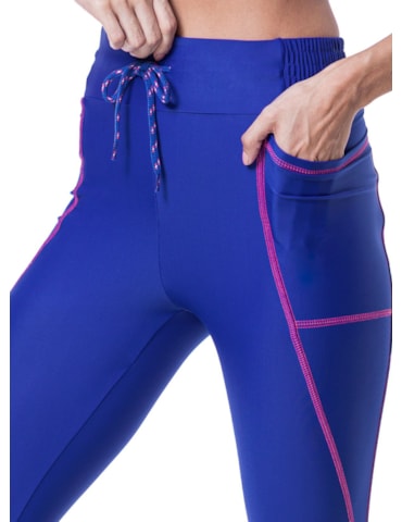 CALÇA LEGGING TOGETHER AZUL INDIGO CALÇA LEGGING TOGETHER AZUL INDIGO