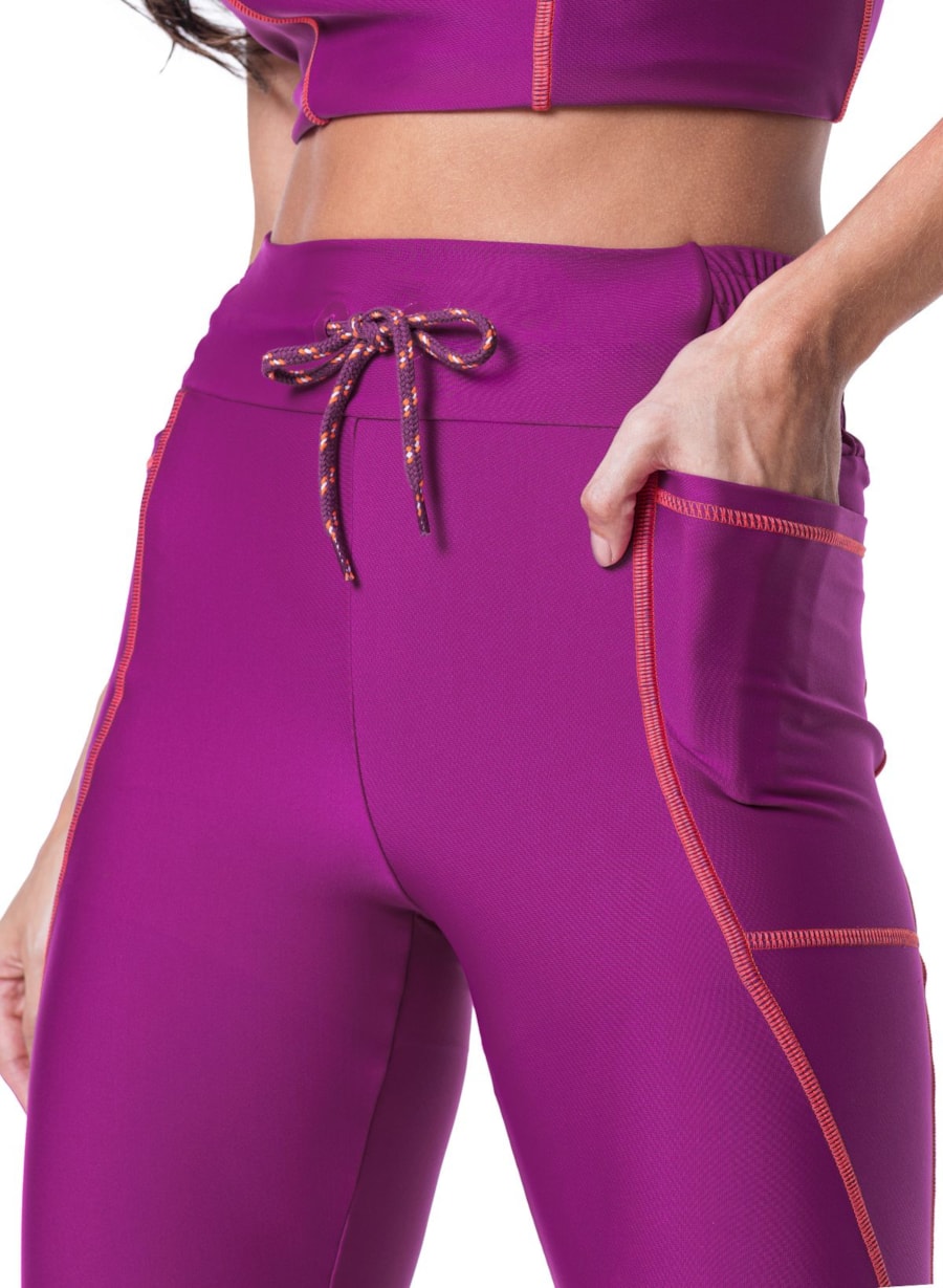 CALÇA LEGGING TOGETHER FUCHSIA