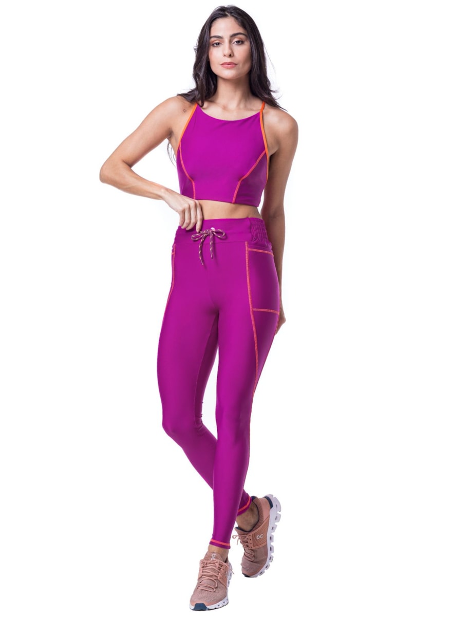 CALÇA LEGGING TOGETHER FUCHSIA CALÇA LEGGING TOGETHER FUCHSIA
