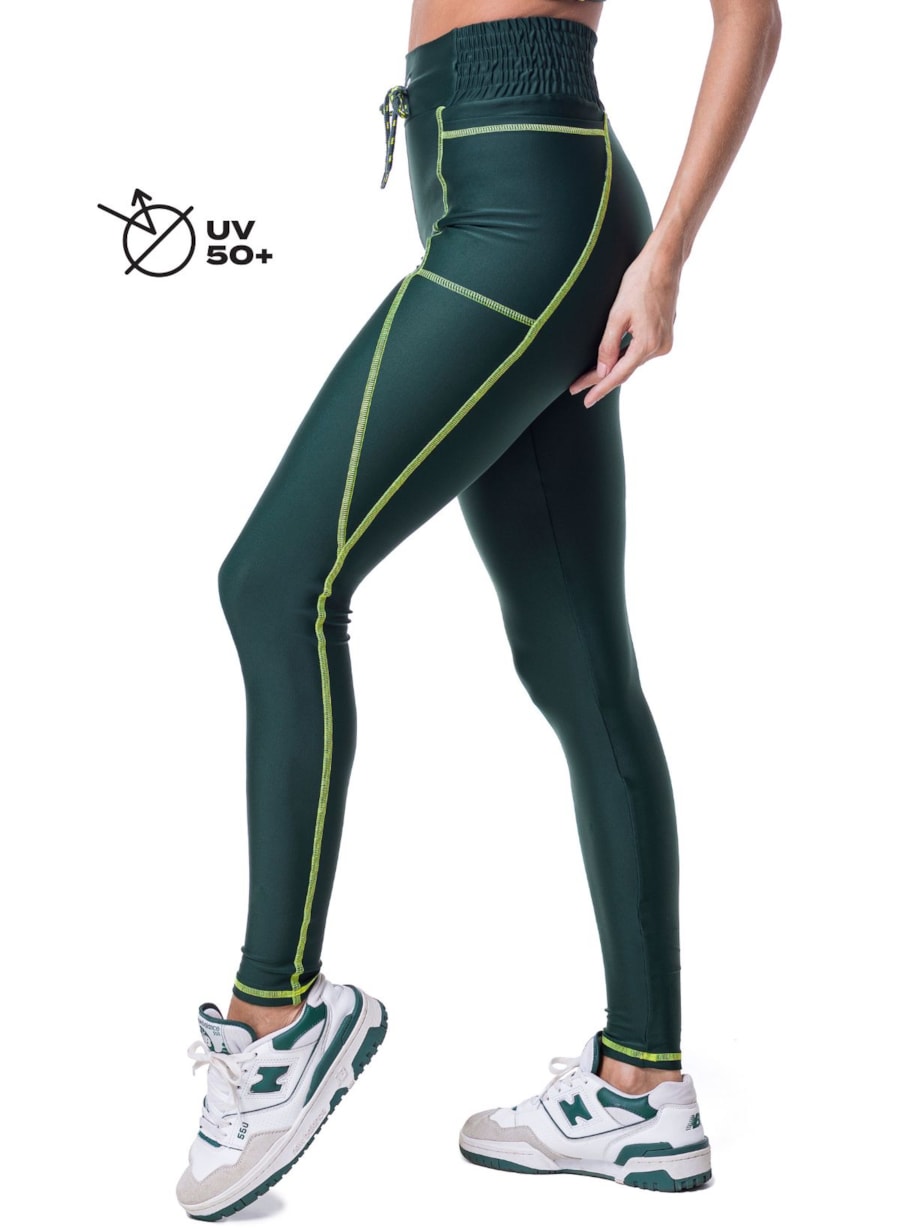 CALÇA LEGGING TOGETHER VERDE ESCURO