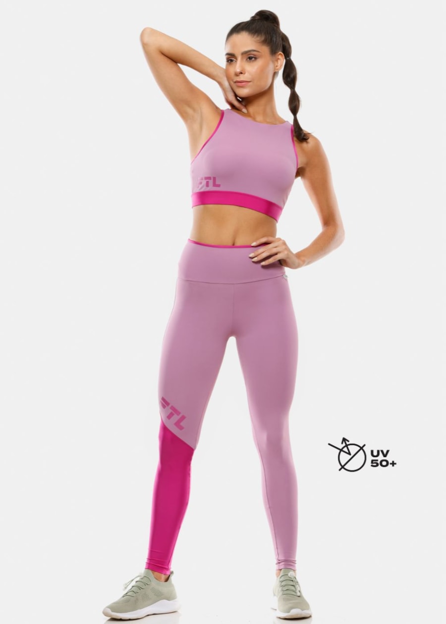 CALÇA LEGGING TREND LAVANDA